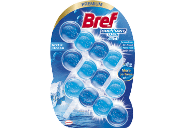 WC чистящее средство-освежитель BREF BRILLIANT GEL ARCTIC OCEAN, 126 г