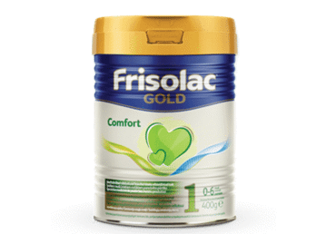 Pieno mišinys atpilantiems kūdikiams FRISOLAC GOLD COMFORT 1 (0+ mėn.), 400 g