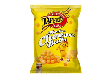 Kukurūzų traškučiai TAFFEL NACHO CHEESE BALLS, sūrio skonio, 260 g