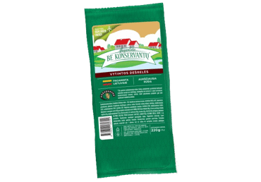 Vytintos dešrelės BE KONSERVANTŲ, a. r., 220 g