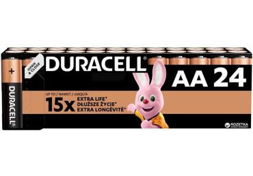 Elementai DURACELL AA, LR6, 24 vnt.