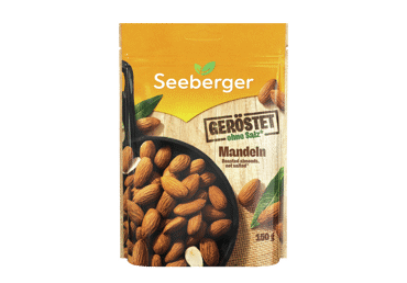 Kepinti migdolų riešutai SEEBERGER, 150 g