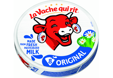 Lydytas sūris LA VACHE QUI RIT, 45 % rieb. s. m., 120 g