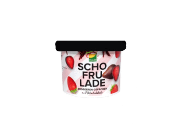 Šaldytos braškės šokolade SCHO FRU LADE, 130 g
