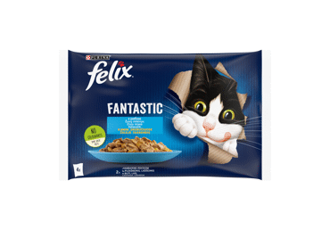 Canned cat food FELIX with fish, 340 g