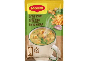 Žirnių sriuba su skrebučiais MAGGI 5 MINUTES, 22 g