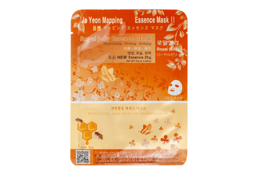 Ja Yeon Mapping Royal Jelly Essence Mask Листовая маска для лица с экстрактом пчелиного молочка, 25 г.