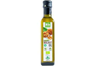 Ekologiškas graikinių riešutų aliejus BIONATURALIS, 250 ml
