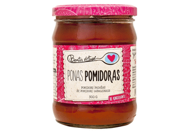 Pomidorų padažas BEATOS VIRTUVĖ PONAS POMIDORAS, 500 g