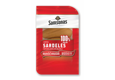 Cooked SAMSONO sausages, a. r., 400 g