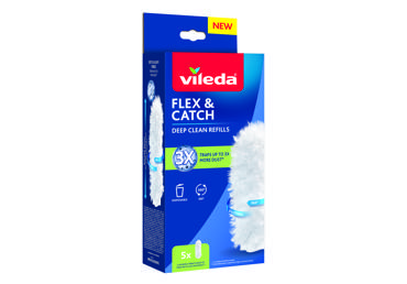Dulkių šluotos papildymas 5vnt, VILEDA