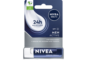 NIVEA MEN ACTIVE lip balm, 4.8 g