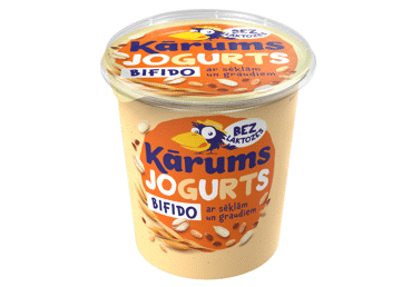Yogurt with seeds and grains KARUMS, 3.5% fat, 350 g