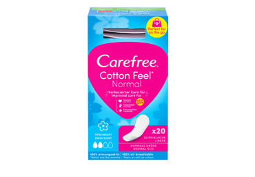 Higieniniai įklotai CAREFREE COTTON FRESH, 20 vnt.
