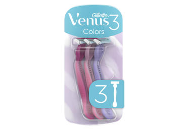 Vienkartiniai skustuvai VENUS 3, 3vnt.
