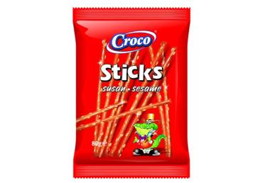 Traškios lazdelės su sezamais CROCO, 80 g