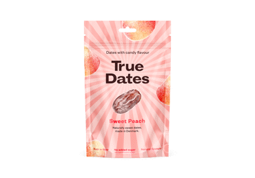 Финики TRUE DATES SWEET PEACH, со вкусом персика, 100 г