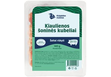 Šaltai rūkytos šoninės kubeliai, a. r., 140 g