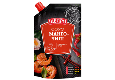 Aitrus padažas su mangais SCHEDRO, 200 g