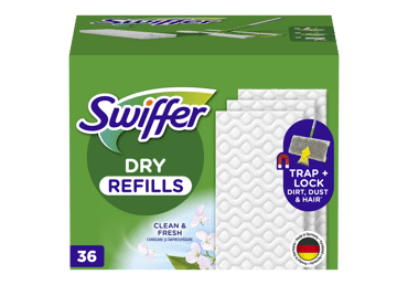 Sausos šluostės SWIFFER, papildymas, 36vnt