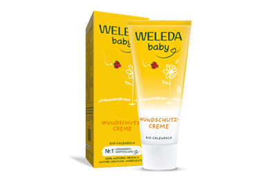 Kremas WELEDA nuo iššutimų su medetkomis ir cinku, 75 ml