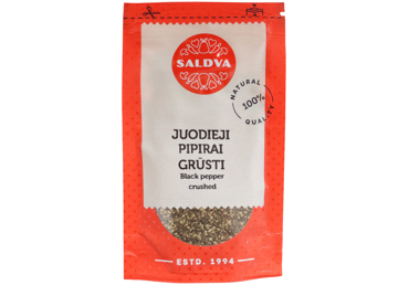 Grūsti juodieji pipirai SALDVA, 25 g