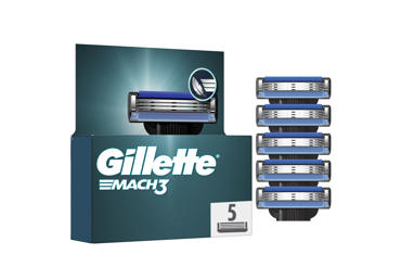Vyriško skustuvo galvutės GILLETTE MACH3, 5 vnt., 5 vnt.