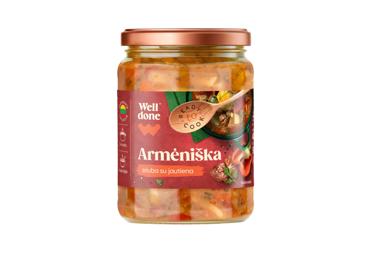 Консервированный армянский суп WELL DONE с говядиной, 480 г