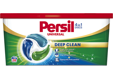Skalbimo kapsulės "PERSIL DISCS Universal" 28 skalbimai 