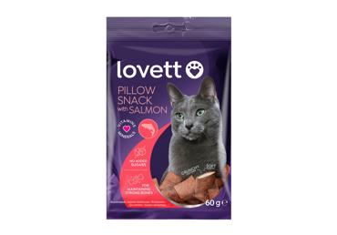 Kačių skanėstai su lašiša LOVETT, 60g
