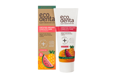 Vaikiška dantų pasta ECODENTA be fluoro, 75 ml