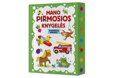 Knyga MANO PIRMOSIOS KNYGELĖS. 6 KNYGELIŲ RINKINYS, 1 vnt.