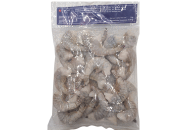 Šaldytos nelukštentos krevetės R SEAFOOD, 1 kg