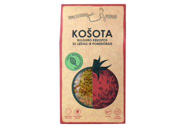 Bulguro ir lęšių košė NAMŲ RESTORANO PATIEKALAI su pomidor., 200 g
