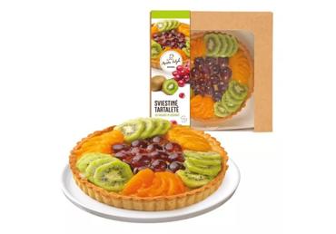 Tartaletė su plikytu kremu ir vaisiais, 850 g