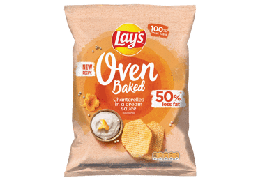 Bulvių traškučiai LAY'S OVEN BAKED, voveraičių padažo skonio, 180 g