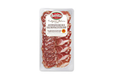 Dried BERETTA meat products SALAME and COPPA set, unclassified, 100 g