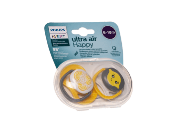 Silikoninis čiulptukas PHILIPS AVENT ULTRA AIR N2, 6-18 mėn., 2 vnt.