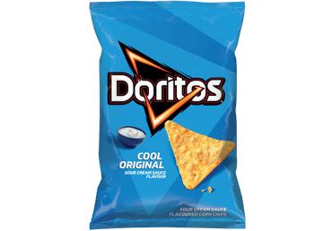 Kukurūzų traškučiai DORITOS, grietinės padažo skonio, 90 g