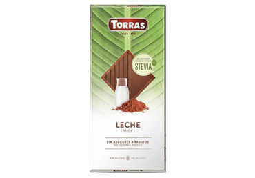Milk chocolate TORRAS with sweeteners, 100 g