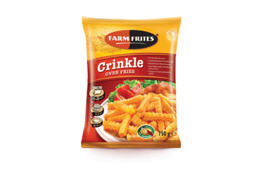 Šaldytos banguotos bulvytės FARM FRITES CRINKLE, 750 g
