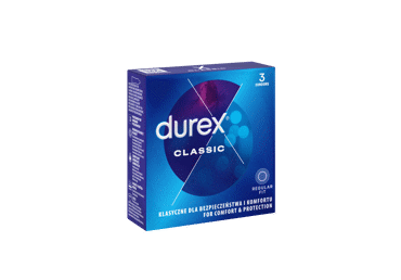 Prezervatyvai DUREX CLASSIC, 3 vnt.