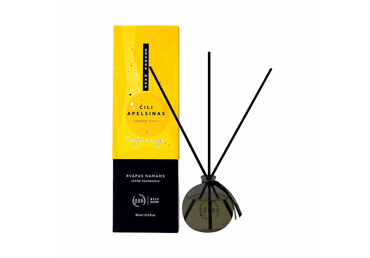 Namų kvapas su lazdelėmis ODORO MOOD ČILI APELSINAS, 90 ml, 90 ml