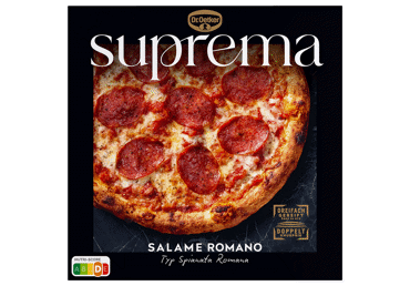 Frozen pizza DR. OETKER SUPREMA SALAME ROMANO, 487 g