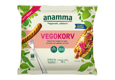 Замороженные соевые сосиски ANAMMA, 300 г