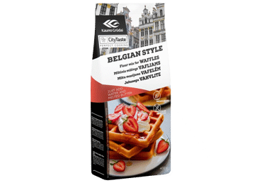 Miltinis mišinys belgiškiems vafliams CITY TASTE, 400 g