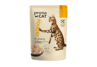 Kačių ėdalas PRIMACAT paukštienos padaže, 85 g, 85 g