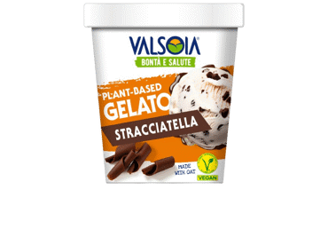 Veganiški valgomieji ledai VALSOIA su juodojo šokolado gab., 300 g