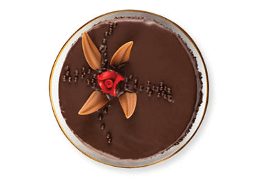 Cake Black Rose, small, 1 kg
