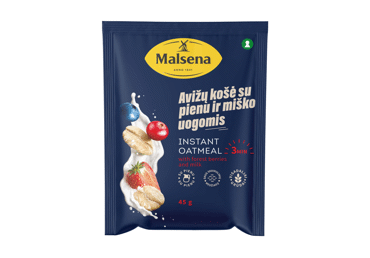 Быстрорастворимая овсяная каша MALSENA (с лесными ягодами), 45 г